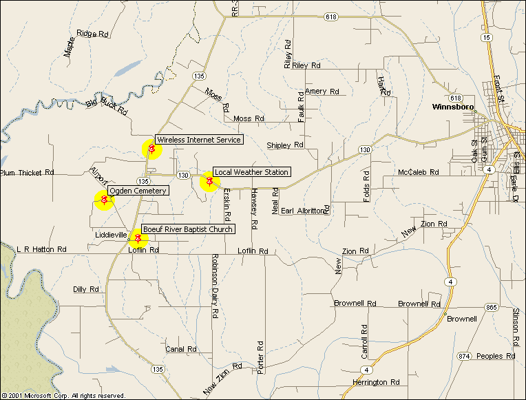 Liddieville Community Map